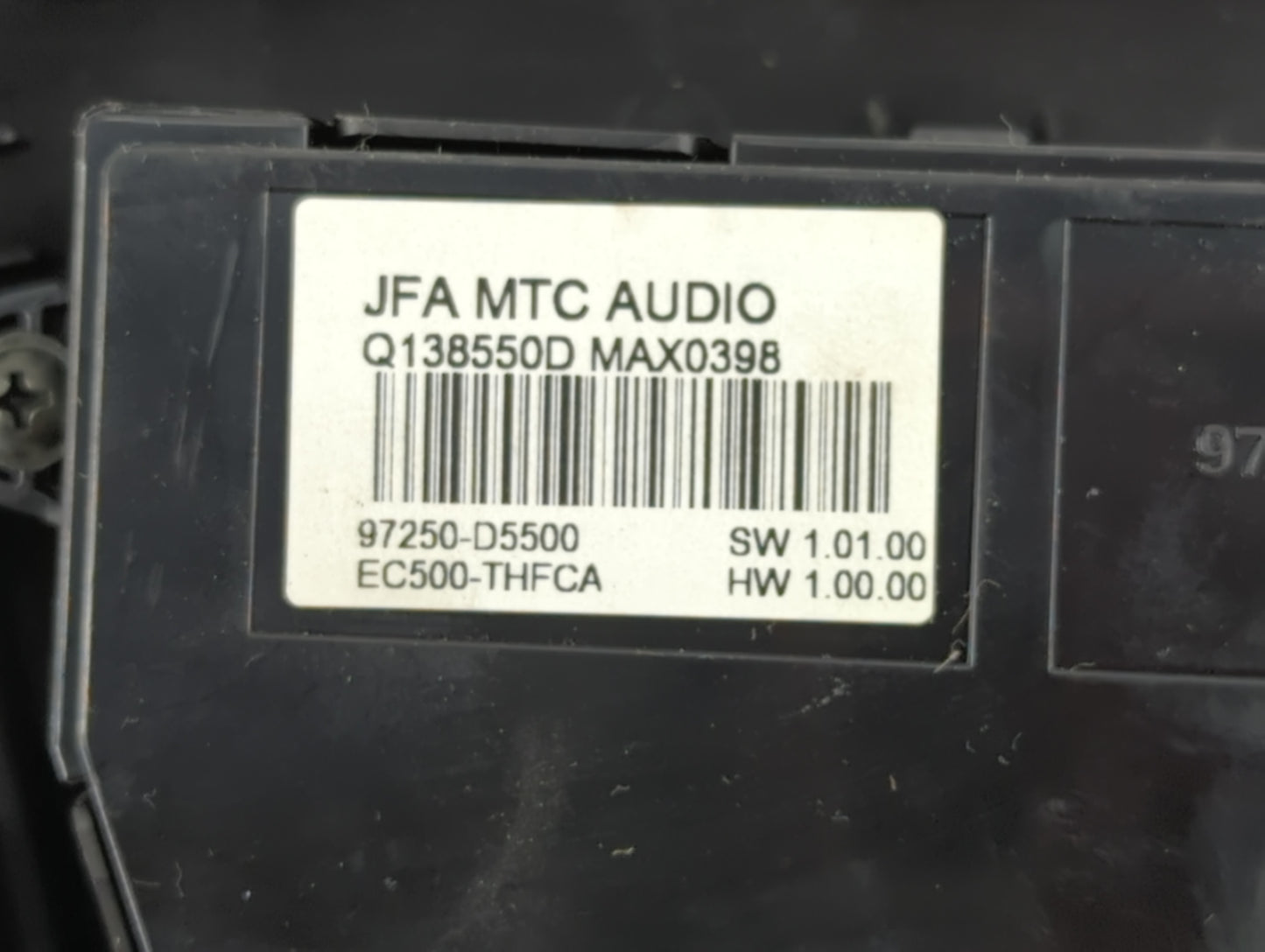 2016-2018 Kia Optima Climate Control Module Temperature AC/Heater Replacement P/N:97250-D5500 Fits Fits 2016 2017 2018 OEM U