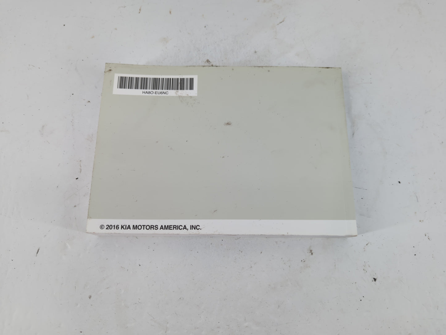 2017 Kia Optima Owners Manual Book Guide P/N:HA8O-EU6NC OEM Used Auto Parts - Oemusedautoparts1.com