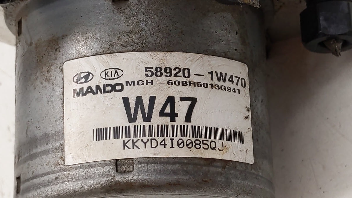 2016-2017 Kia Rio Anti-Lock Brake ABS Pump Module Actuator OEM P/N:58920-1W470 Fits Fits 2016 2017 OEM Used Auto Parts - Oem