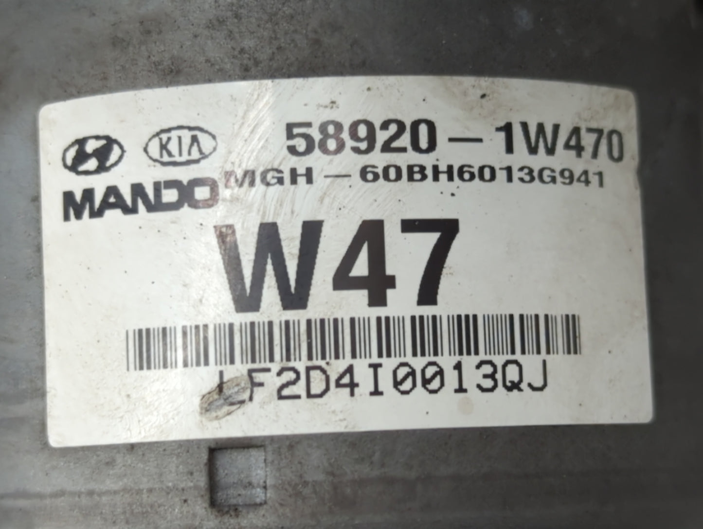 2016-2017 Kia Rio ABS Pump Control Module Replacement P/N:58920-1W470 Fits Fits 2016 2017 OEM Used Auto Parts - Oemusedautop
