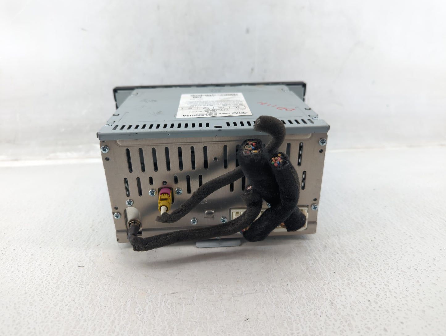 2016-2017 Kia Rio Radio AM FM Cd Player Receiver Replacement P/N:96170-1W960CA Fits Fits 2016 2017 OEM Used Auto Parts - Oem