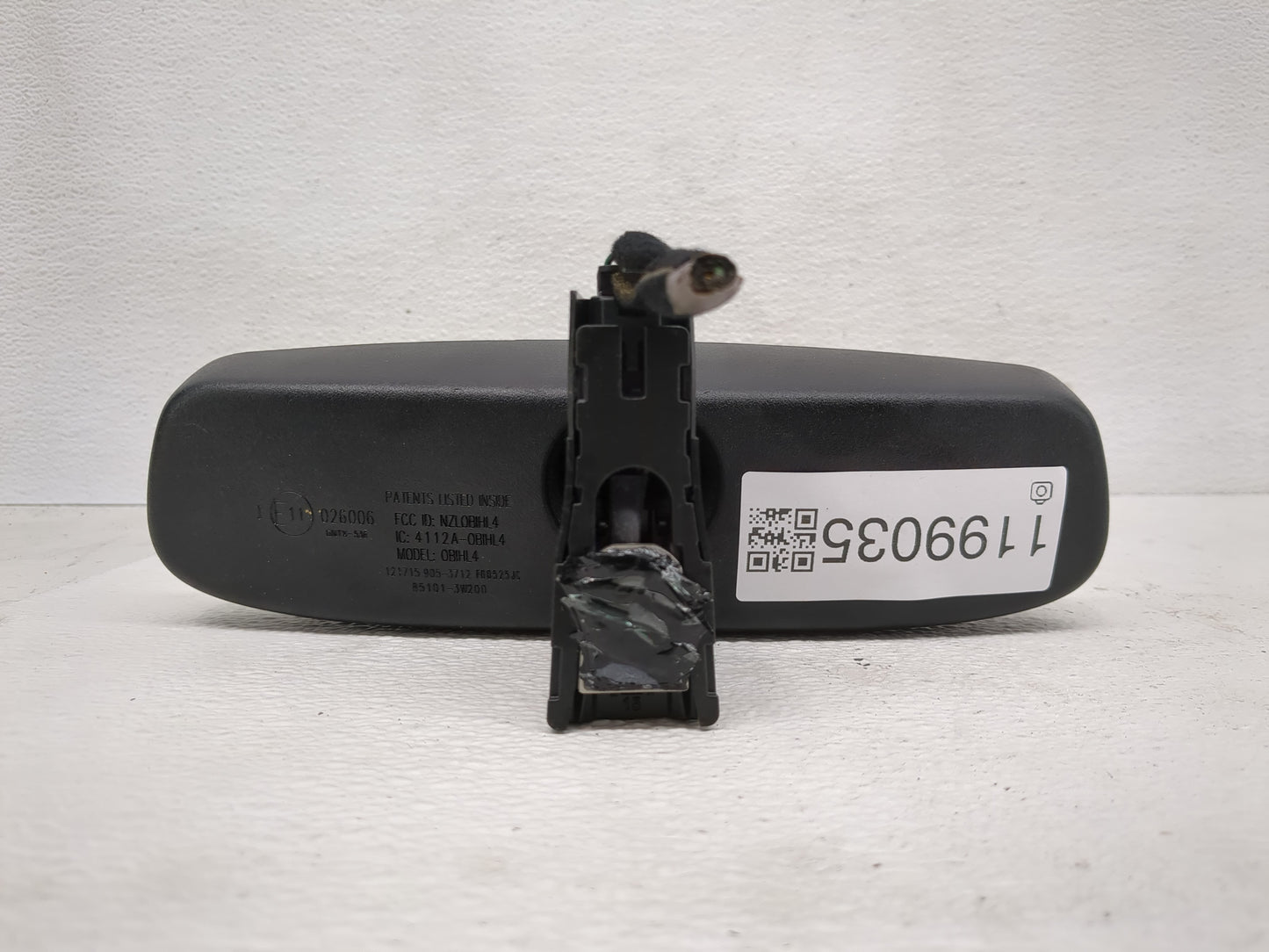 2015-2020 Kia Sedona Interior Rear View Mirror Replacement OEM P/N:E11026006 Fits OEM Used Auto Parts - Oemusedautoparts1.co