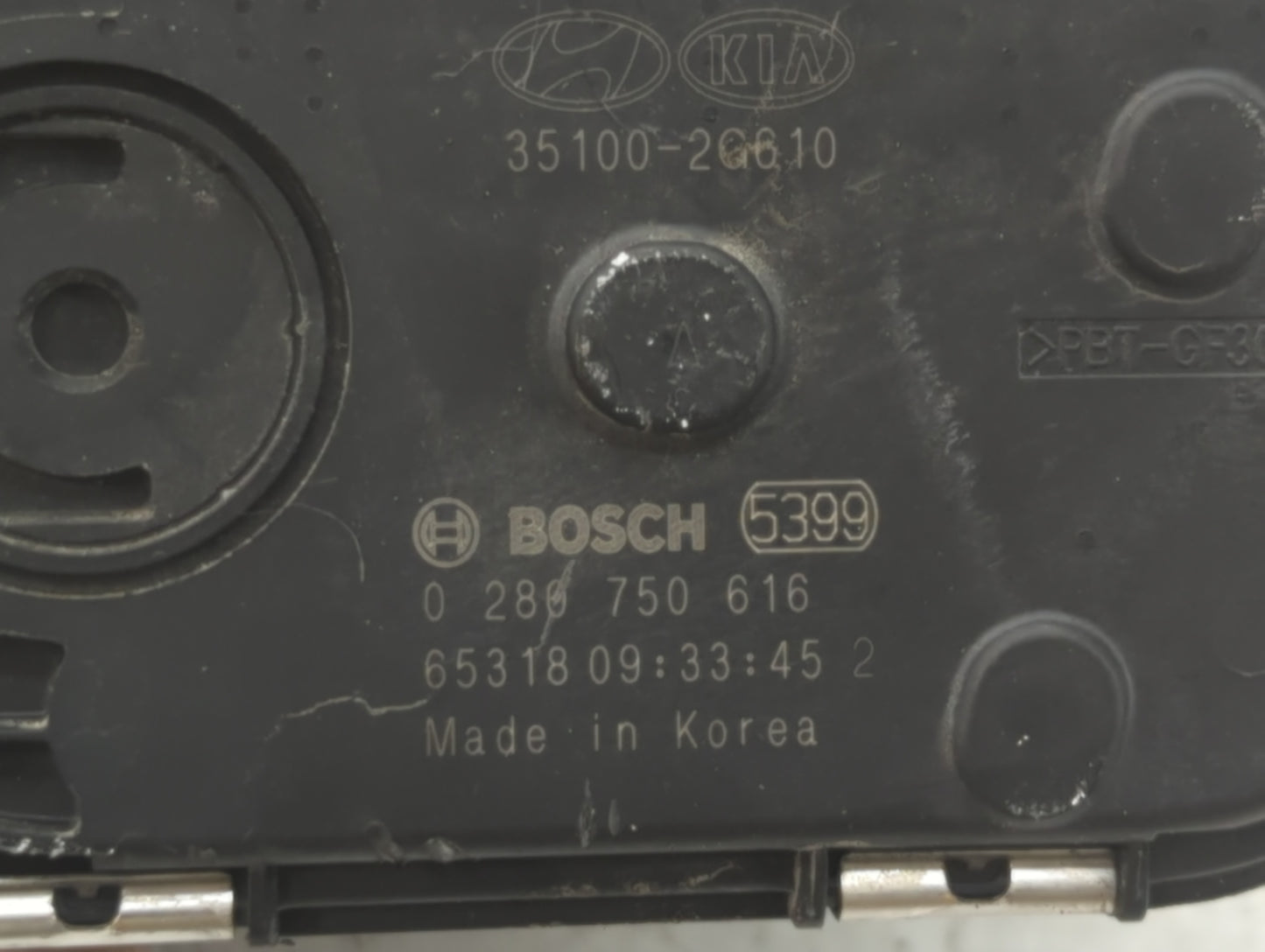2016-2018 Kia Sorento Throttle Body P/N:0 280 750 616 35100-2G610 Fits Fits 2015 2016 2017 2018 2019 2020 2021 OEM Used Auto
