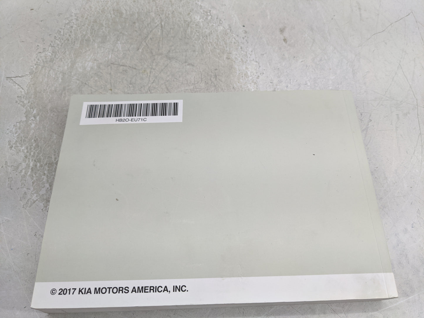 2017 Kia Soul Owners Manual Book Guide P/N:HB20-EU71C OEM Used Auto Parts - Oemusedautoparts1.com