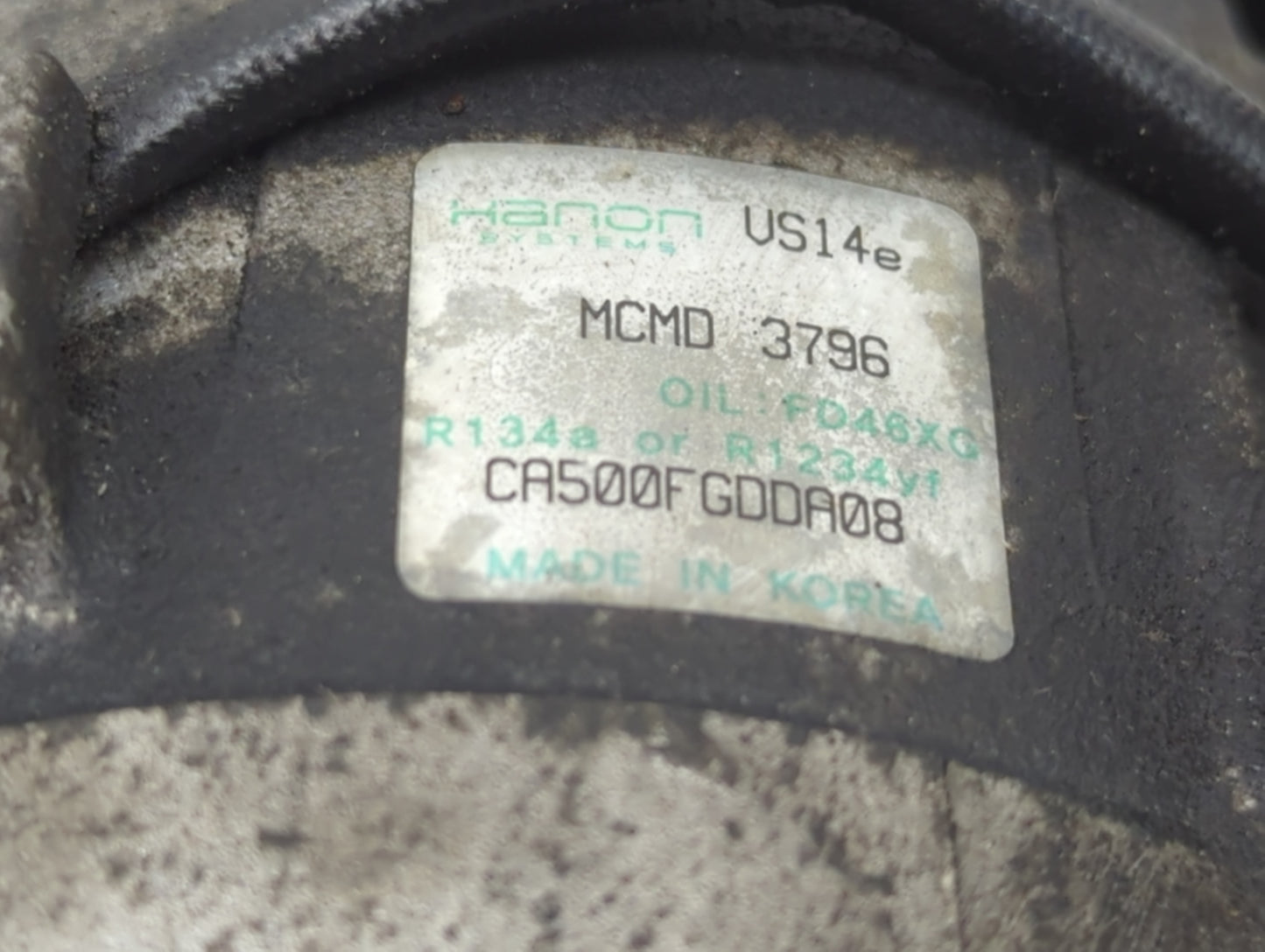 2014-2019 Kia Soul Air Conditioning A/c Ac Compressor Oem - Oemusedautoparts1.com