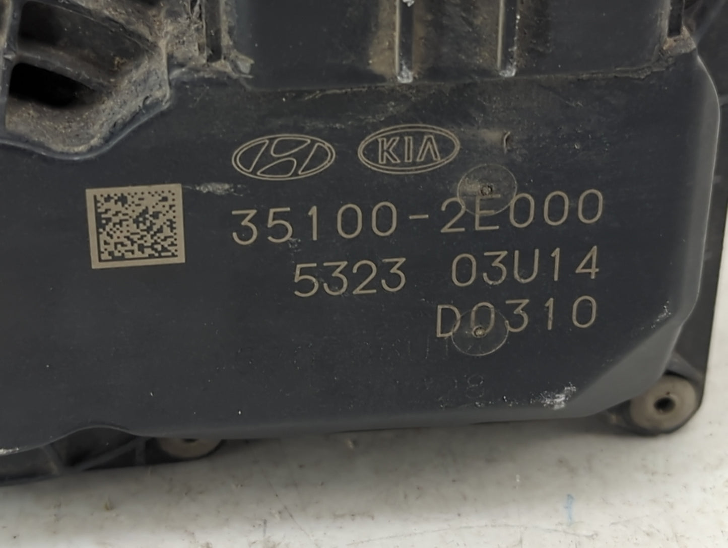 2014-2019 Kia Soul Throttle Body P/N:35100-2E000 Fits Fits 2011 2012 2013 2014 2015 2016 2017 2018 2019 2020 2021 OEM Used A