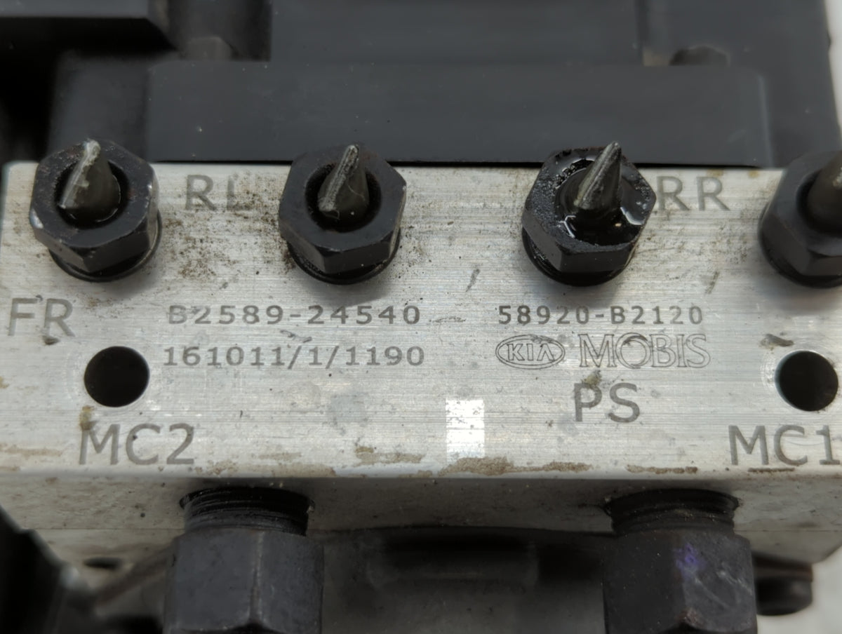 2017-2019 Kia Soul Anti-Lock Brake ABS Pump Module Actuator OEM P/N:B2589-33540 58900-B2120, B2589-24540 Fits Fits 2017 2018