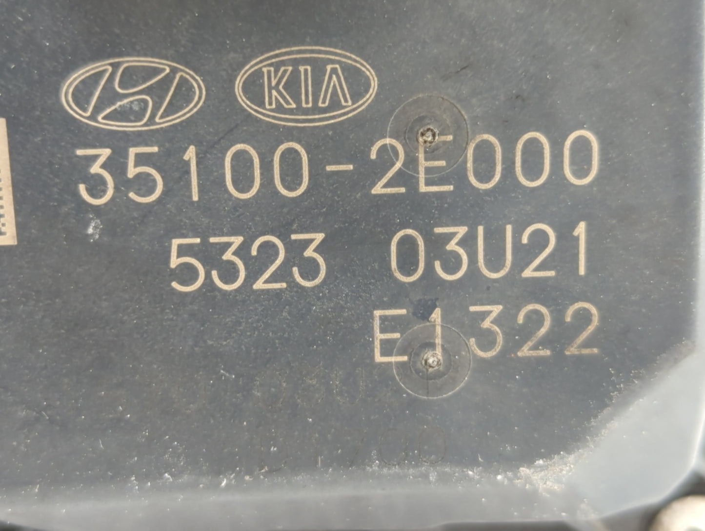 2014-2019 Kia Soul Throttle Body P/N:35100-2E000 Fits Fits 2011 2012 2013 2014 2015 2016 2017 2018 2019 2020 2021 OEM Used A