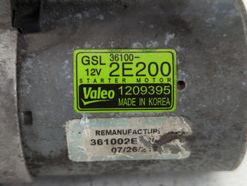 2016-2021 Kia Soul Car Starter Motor Solenoid OEM P/N:1209395 36100-2E200 Fits Fits 2013 2014 2016 2017 2018 2019 2020 2021 2022 OEM Used Auto Parts