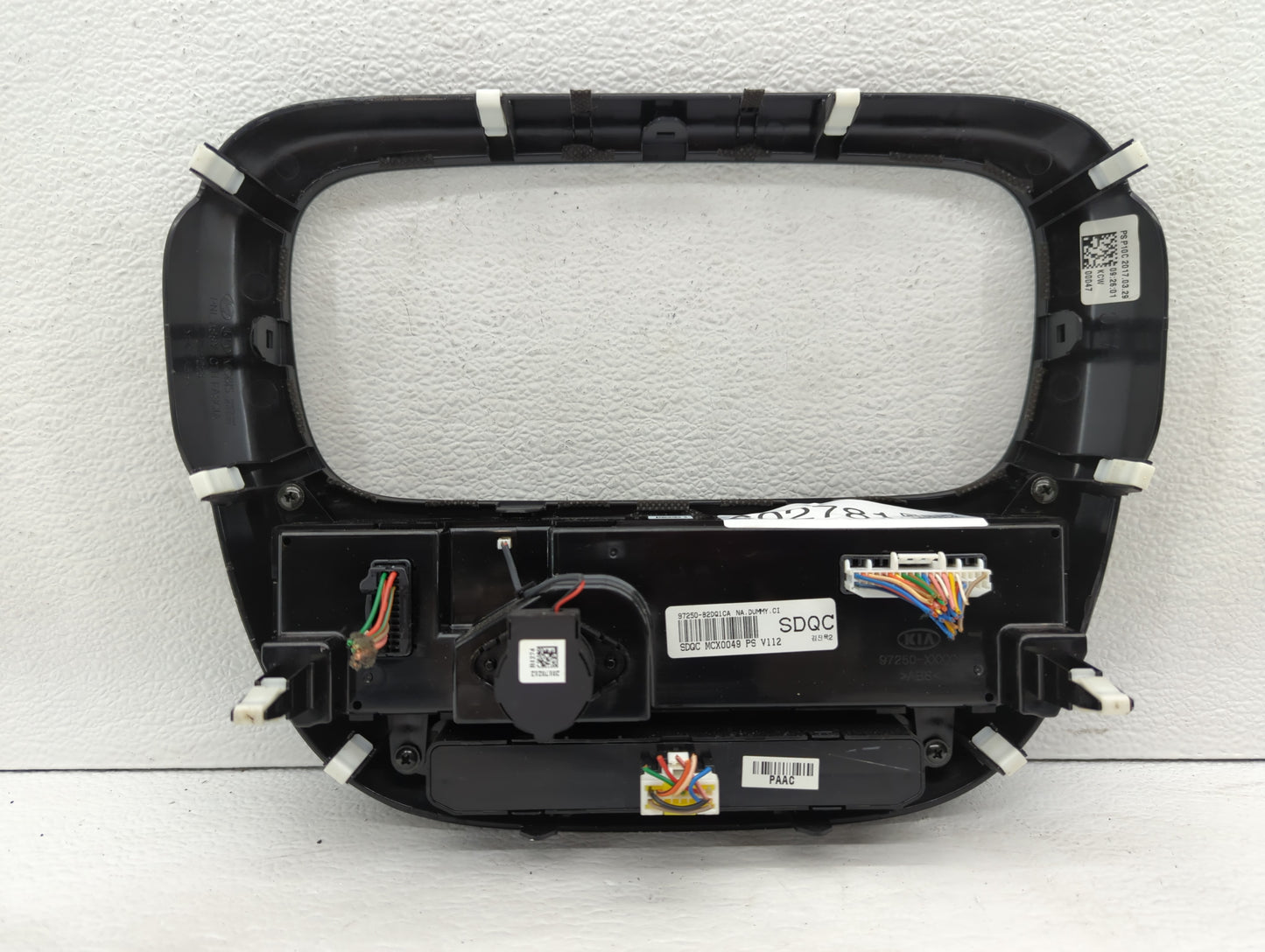 2017-2019 Kia Soul Climate Control Module Temperature AC/Heater Replacement P/N:97250-B2GQ1CA Fits Fits 2017 2018 2019 OEM U
