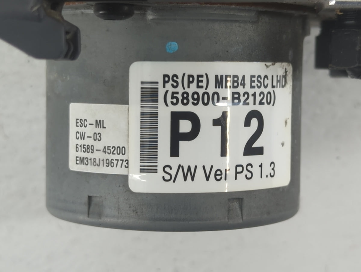 2017-2019 Kia Soul Anti-Lock Brake ABS Pump Module Actuator OEM P/N:58900-B2120 Fits Fits 2017 2018 2019 OEM Used Auto Parts