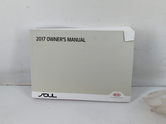 2017 Kia Soul Owners Manual Book Guide P/N:HB2O-EU6NB OEM Used Auto Parts