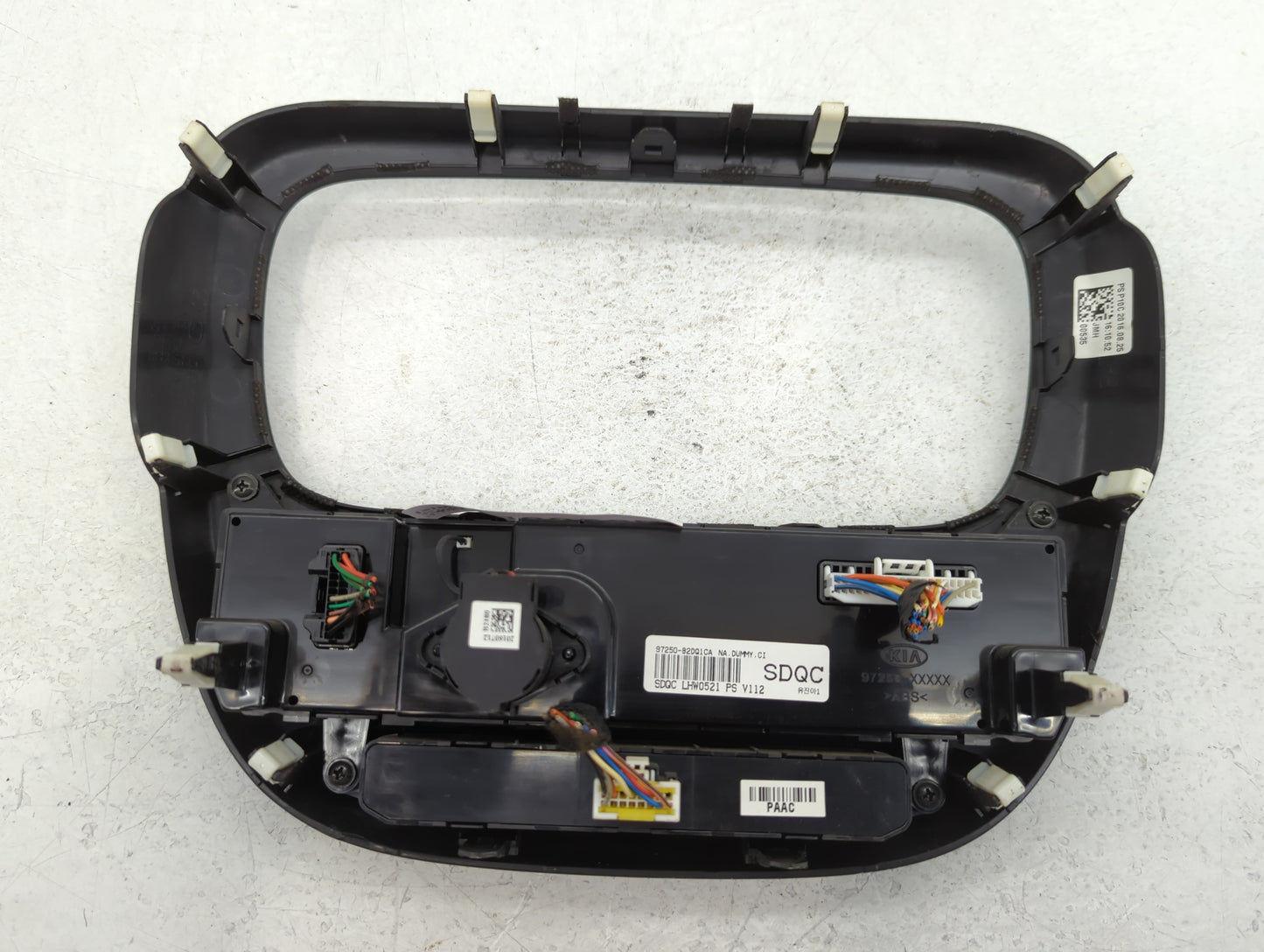 2017-2019 Kia Soul Climate Control Module Temperature AC/Heater Replacement P/N:97250-B2DQ1CA Fits Fits 2017 2018 2019 OEM U