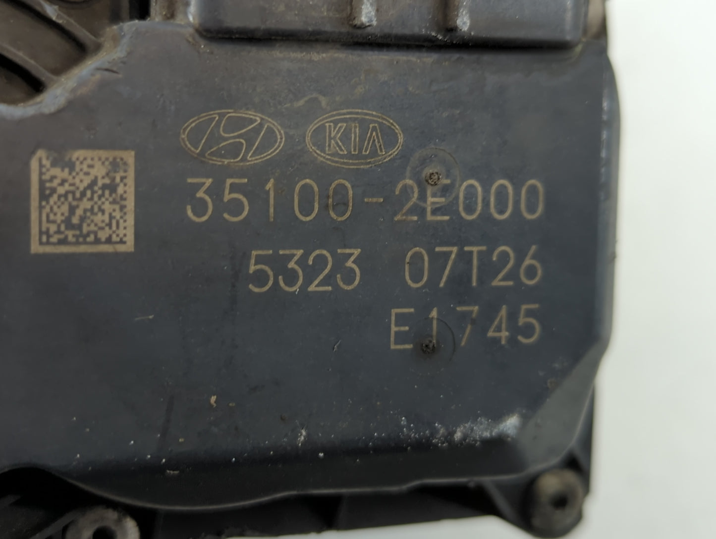 2014-2019 Kia Soul Throttle Body P/N:35100-2E000 Fits Fits 2011 2012 2013 2014 2015 2016 2017 2018 2019 2020 2021 OEM Used A