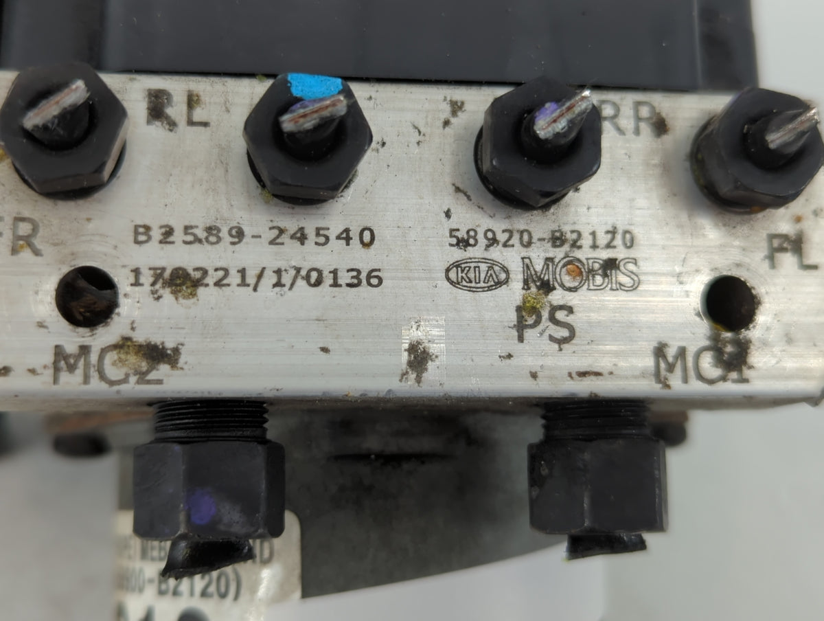 2017-2019 Kia Soul Anti-Lock Brake ABS Pump Module Actuator OEM P/N:B2589-24540 Fits Fits 2017 2018 2019 OEM Used Auto Parts