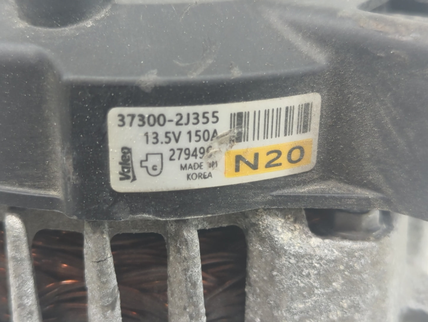 2016-2017 Lexus Is300 Alternator Replacement Generator Charging Assembly Engine OEM P/N:37300-2J355 Fits OEM Used Auto Parts
