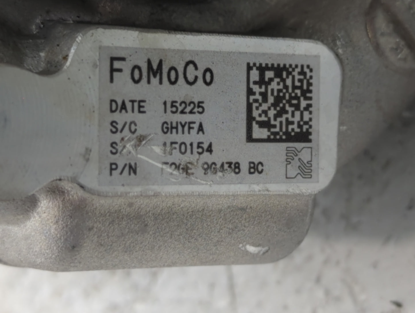 2017 Lincoln Mkc Turbocharger Turbo Charger Super Charger Supercharger - Oemusedautoparts1.com