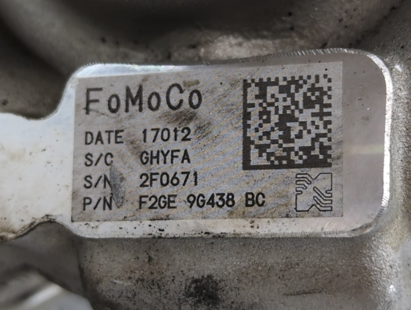 2017 Lincoln Mkc Turbocharger Turbo Charger Super Charger Supercharger - Oemusedautoparts1.com