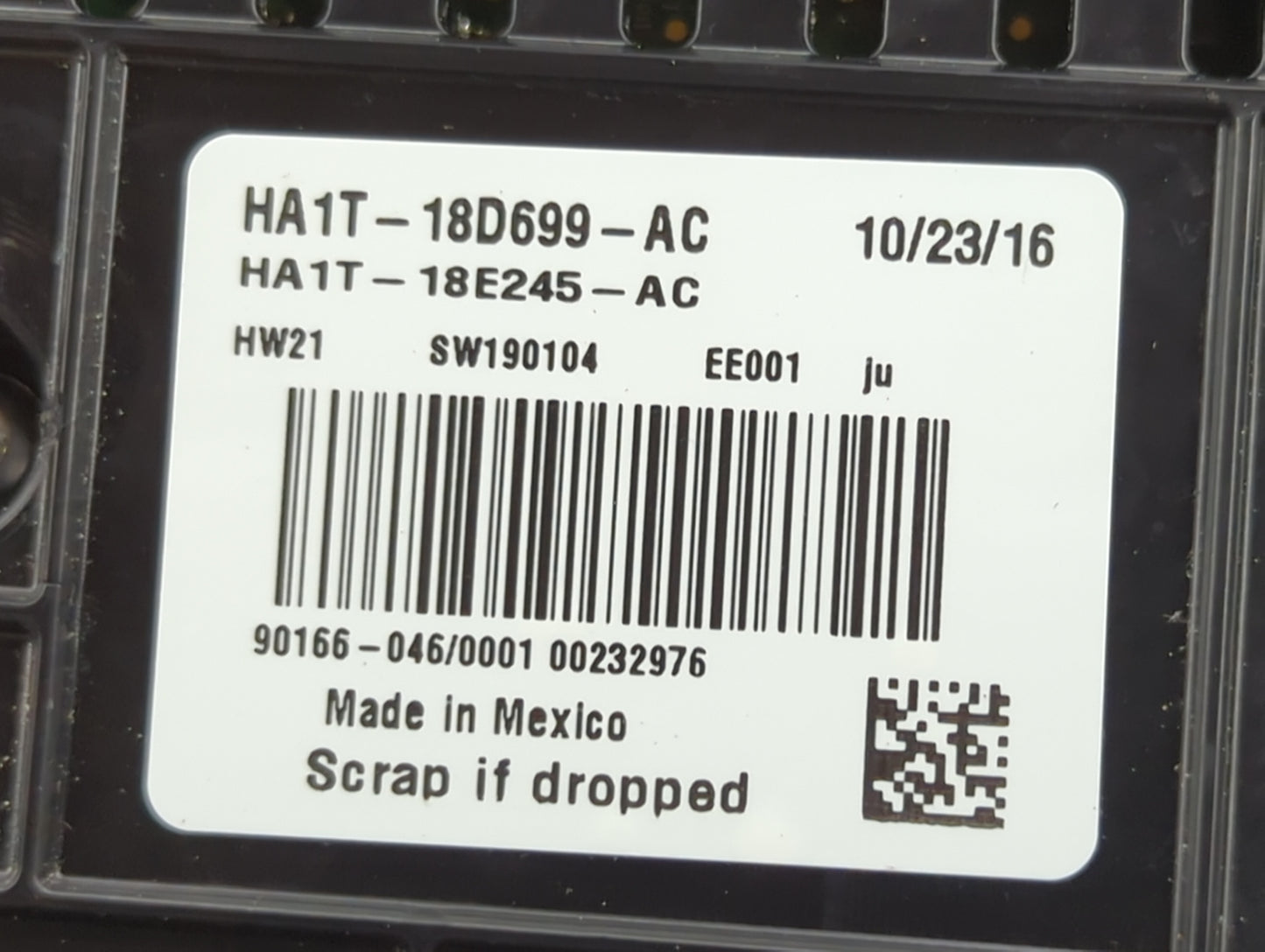 2017 Lincoln Mkx Radio Control Panel - Oemusedautoparts1.com