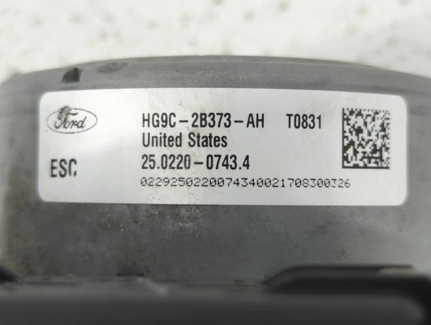 2017-2018 Lincoln Mkz ABS Pump Control Module Replacement P/N:HG9C-2B373-CH HG9C-2B373-AH Fits Fits 2017 2018 OEM Used Auto