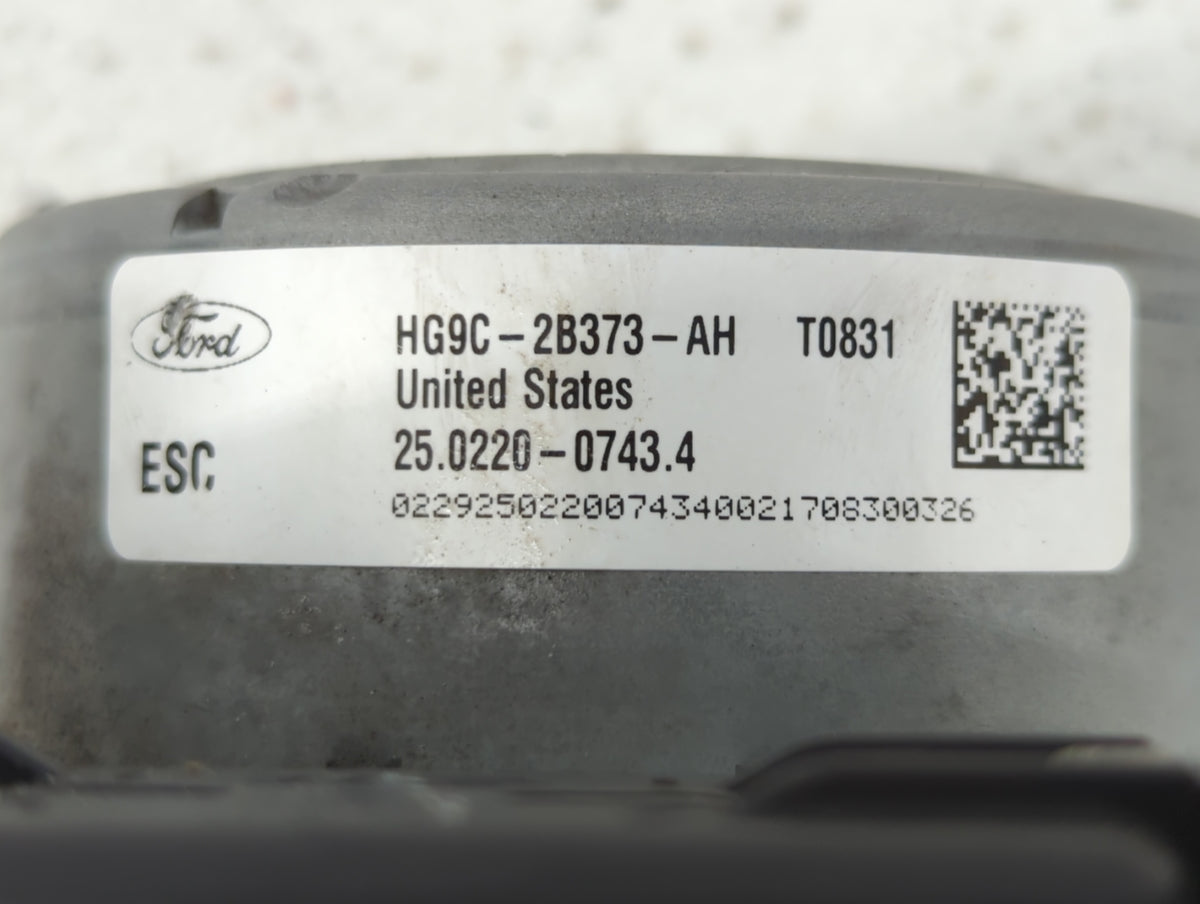 2017-2018 Lincoln Mkz Anti-Lock Brake ABS Pump Module Actuator OEM P/N:HG9C-2B373-CH HG9C-2B373-AH Fits Fits 2017 2018 OEM U