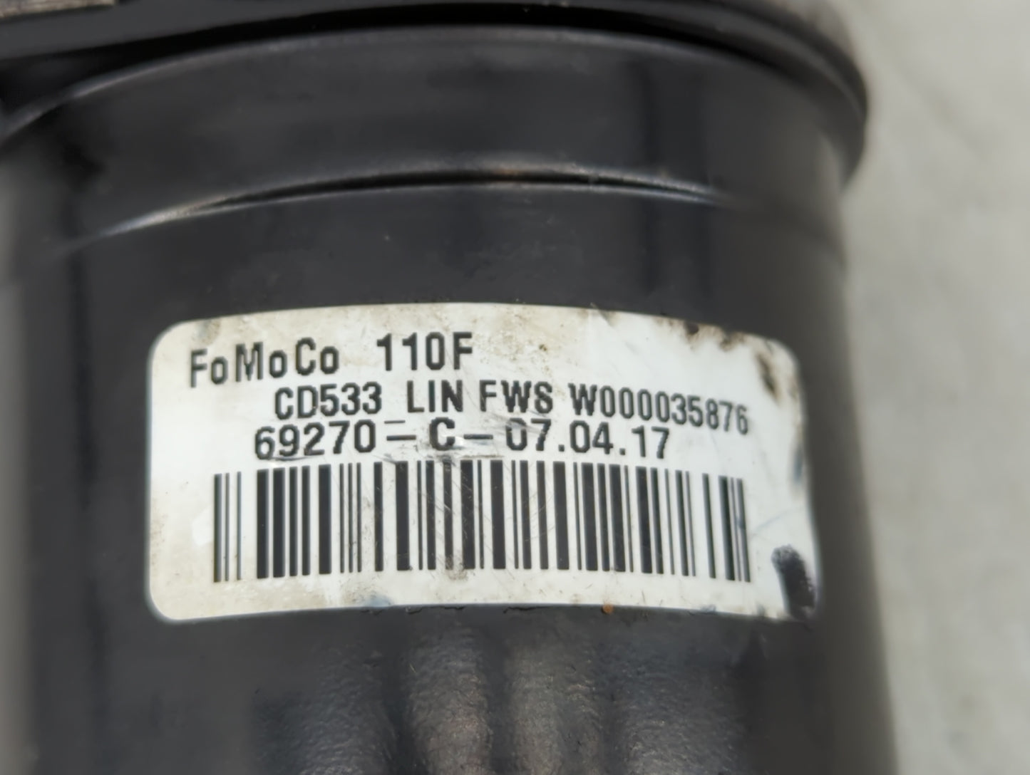2017 Lincoln Mkz Front Windshield Wiper Motor Fits OEM Used Auto Parts - Oemusedautoparts1.com