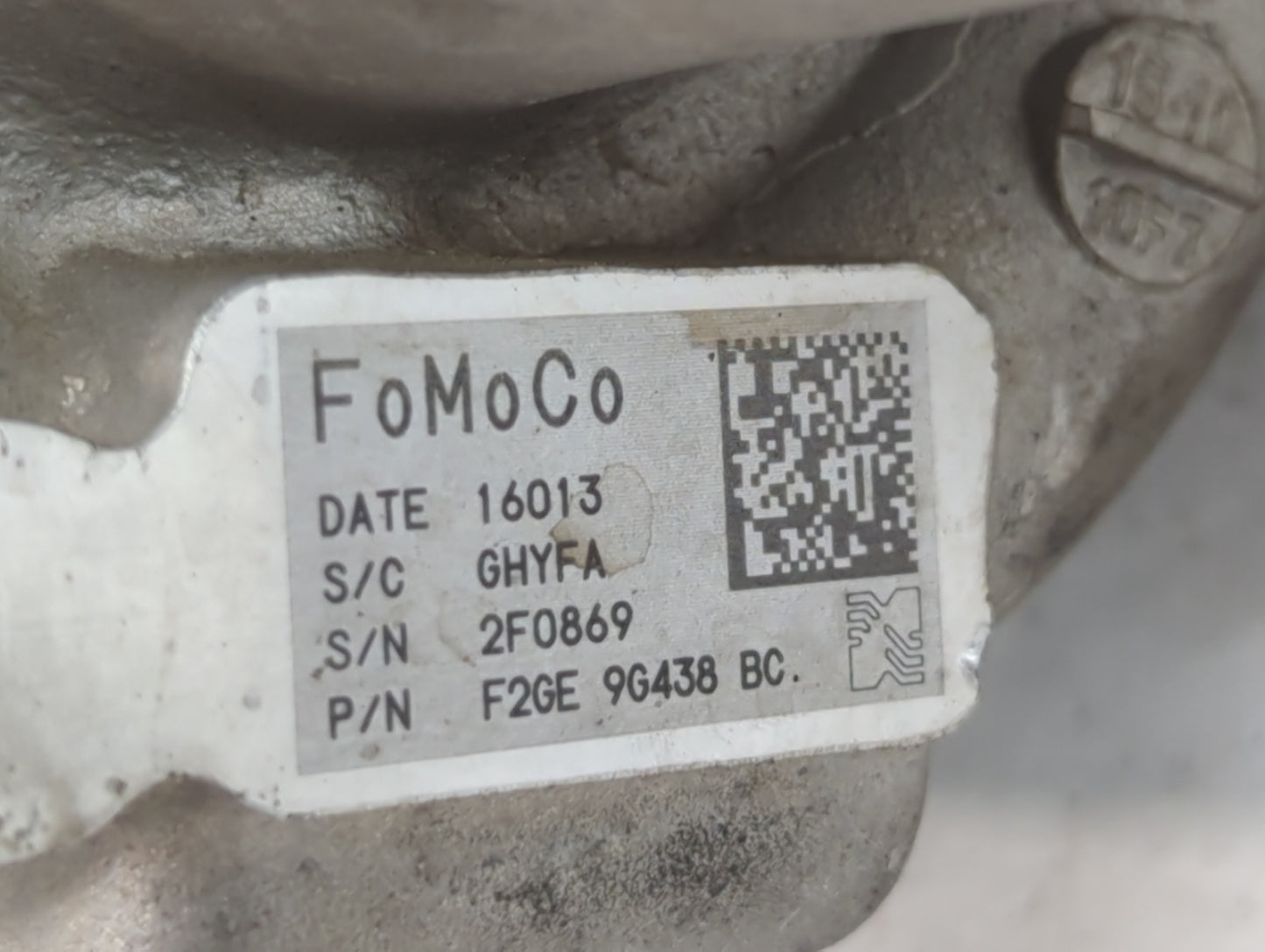 2017 Lincoln Mkz Turbocharger Turbo Charger Super Charger Supercharger - Oemusedautoparts1.com
