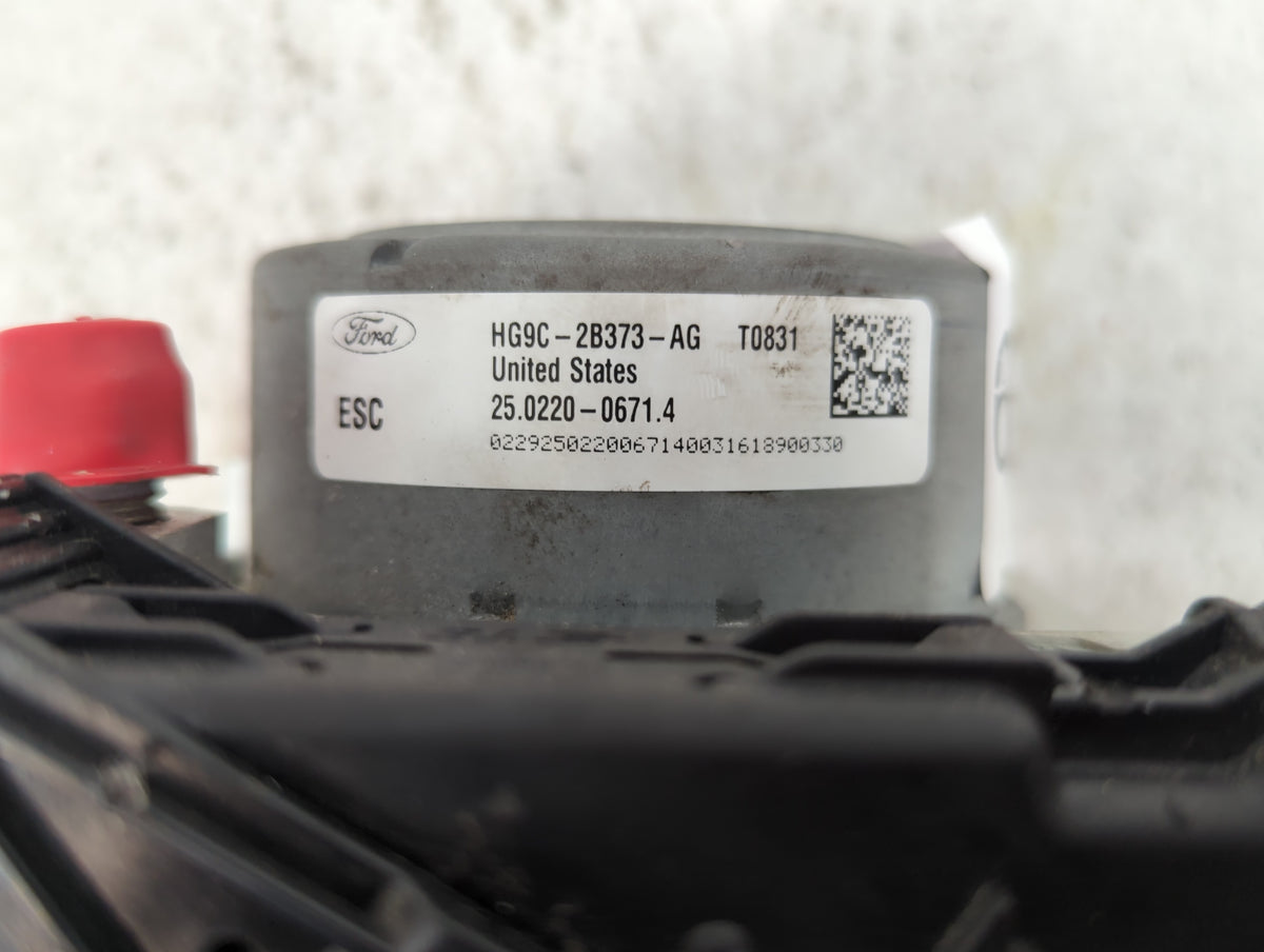 2017-2018 Lincoln Mkz Anti-Lock Brake ABS Pump Module Actuator OEM P/N:HG9C-2B373-AG Fits Fits 2017 2018 OEM Used Auto Parts