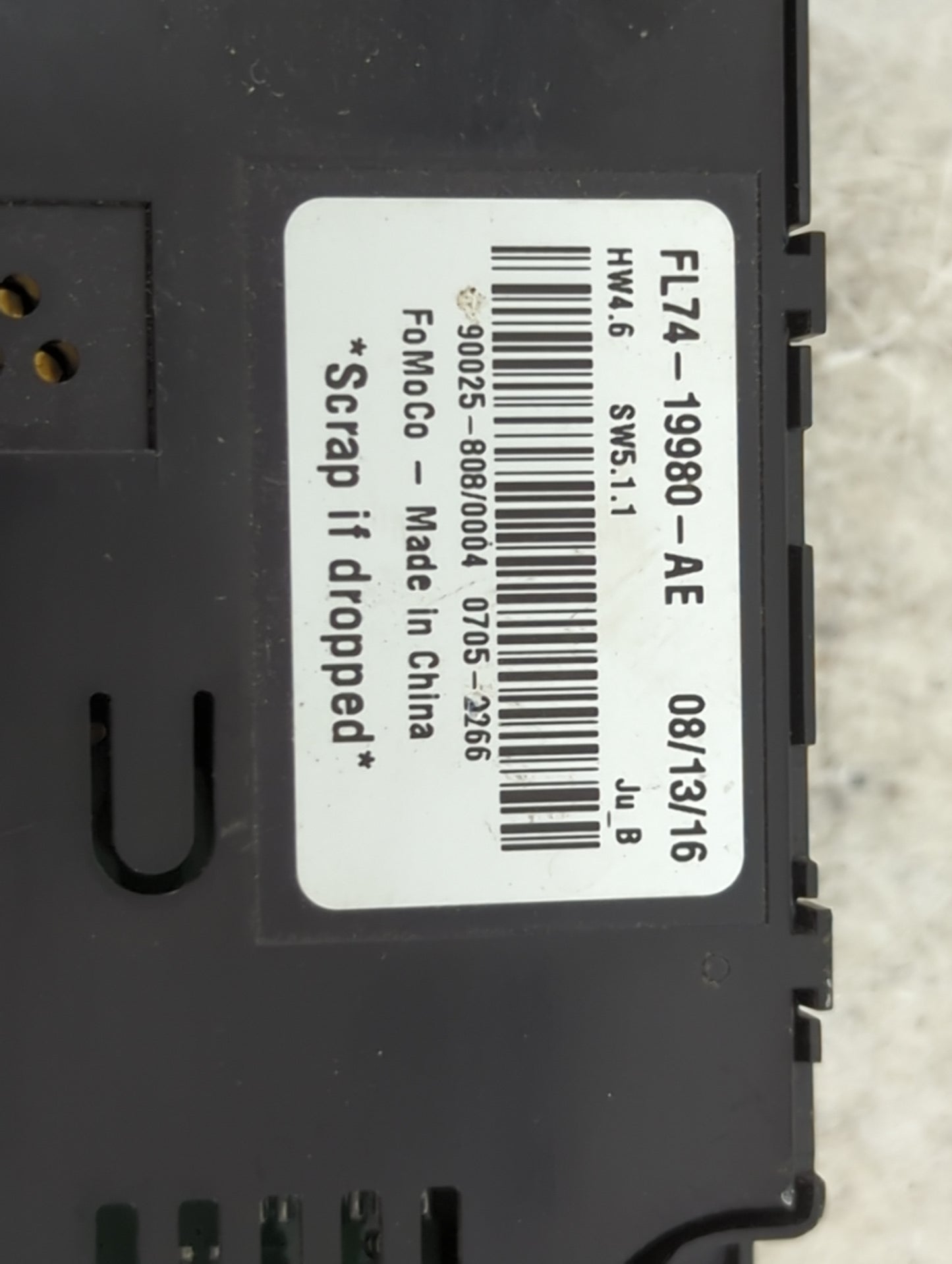2016-2017 Lincoln Navigator Climate Control Module Temperature AC/Heater Replacement P/N:FL74-19980-AE Fits Fits 2016 2017 O
