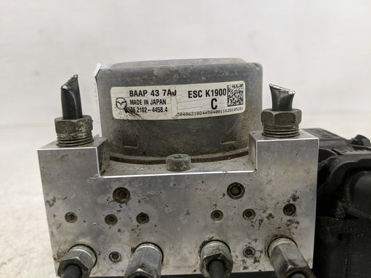 2017-2018 Mazda 3 ABS Pump Control Module Replacement P/N:ESC K1900 Fits Fits 2017 2018 OEM Used Auto Parts