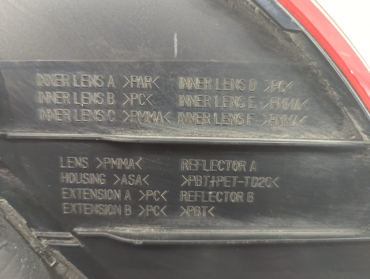 2014-2018 Mazda 3 Tail Light Assembly Driver Left OEM Fits Fits 2014 2015 2016 2017 2018 OEM Used Auto Parts - Oemusedautopa