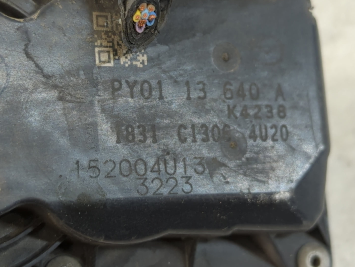 2014-2017 Mazda Cx-5 Throttle Body P/N:PY01 13 640 A 1831 C13306 4020 Fits Fits 2014 2015 2016 2017 2018 OEM Used Auto Parts