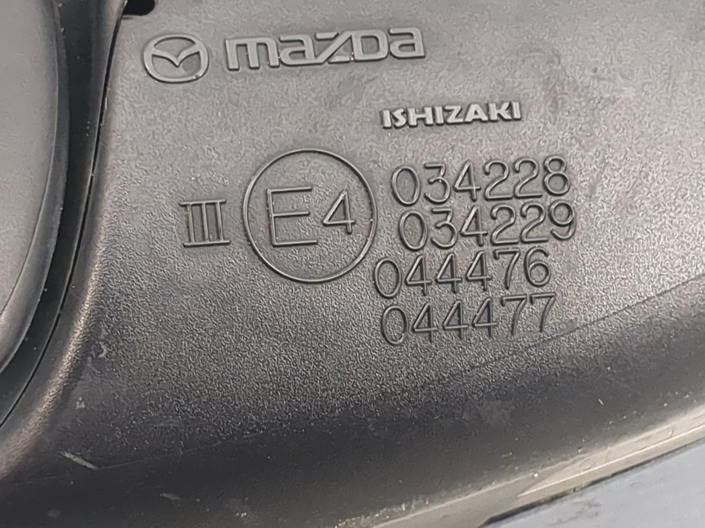 2017 Mazda Mazda6 Passenger Side View Mirror - Right Door Mirror OEM Used - Oemusedautoparts1.com