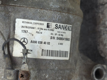 2017-2021 Mercedes-benz C300 Air Conditioning A/c Ac Compressor Oem