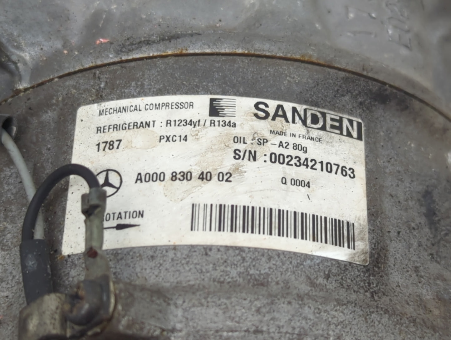 2017-2021 Mercedes-benz C300 Air Conditioning A/c Ac Compressor Oem - Oemusedautoparts1.com