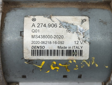 2015-2018 Mercedes-Benz C300 Car Starter Motor Solenoid OEM P/N:MS438000-2020 A 274 906 21 00 Fits OEM Used Auto Parts