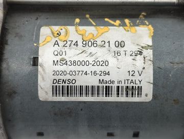 2015-2018 Mercedes-Benz C300 Car Starter Motor Solenoid OEM P/N:A 274 906 21 00 Fits Fits 2015 2016 2017 2018 2019 2020 2021 OEM Used Auto Parts