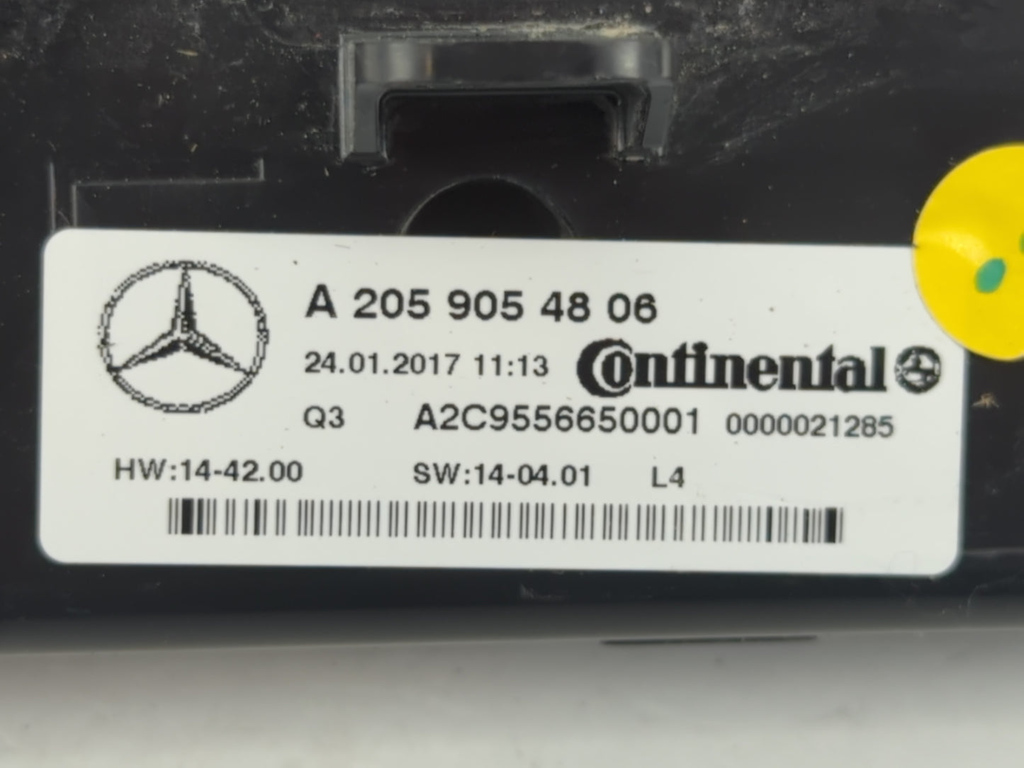 2017-2018 Mercedes-Benz C350 Climate Control Module Temperature AC/Heater Replacement P/N:A 2 05 905 48 06 Fits OEM Used Aut
