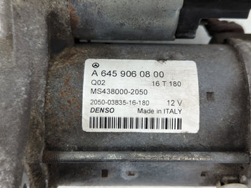 2015-2020 Mercedes-Benz Gla250 Car Starter Motor Solenoid OEM P/N:A 645 906 08 00 Fits OEM Used Auto Parts