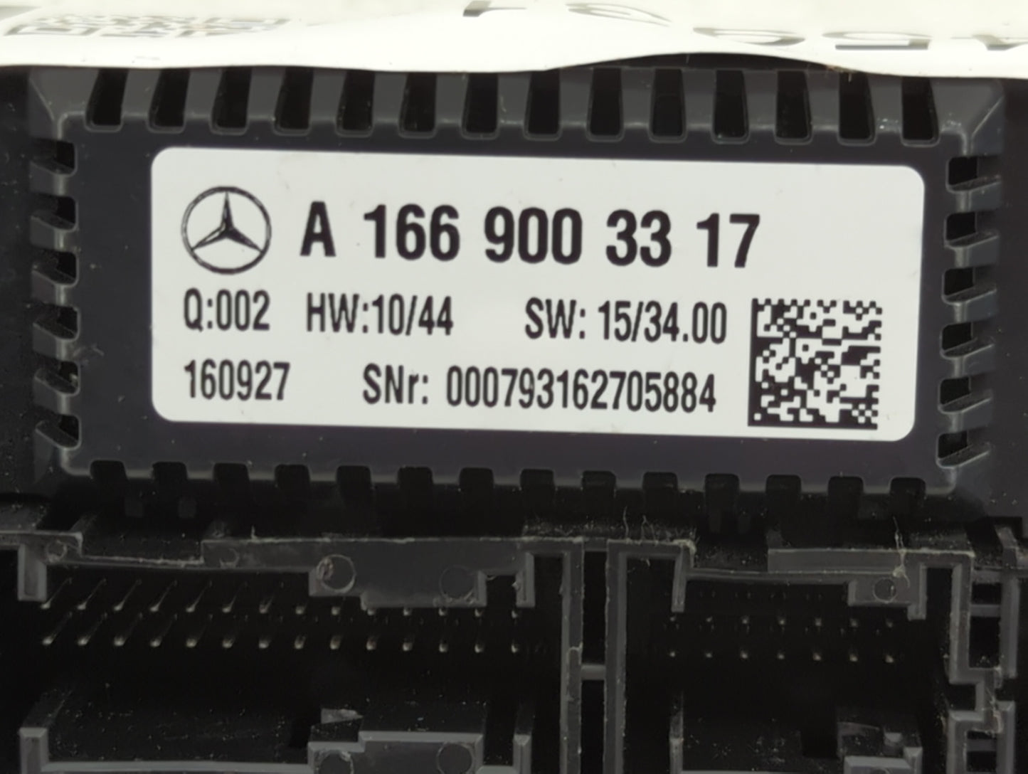 2017-2018 Mercedes-Benz Gle350 Climate Control Module Temperature AC/Heater Replacement P/N:A1669003317 Fits Fits 2017 2018