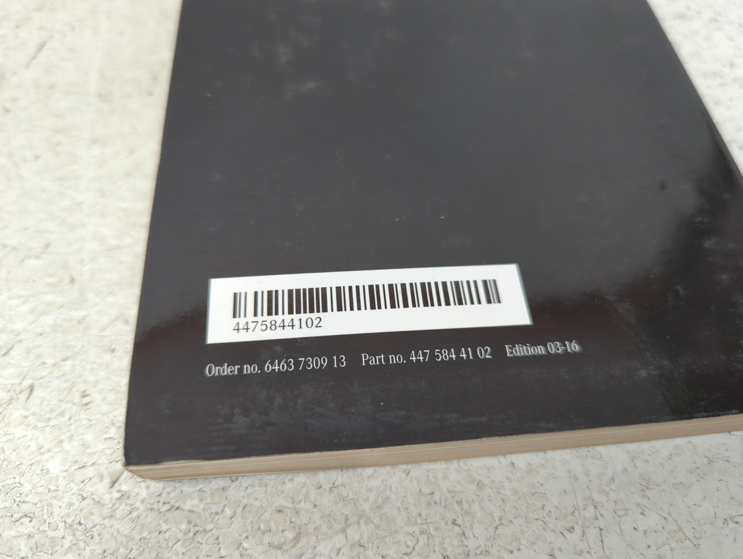 2017 Mercedes-Benz Metris Owners Manual Book Guide P/N:447-584-41-02 OEM Used Auto Parts - Oemusedautoparts1.com
