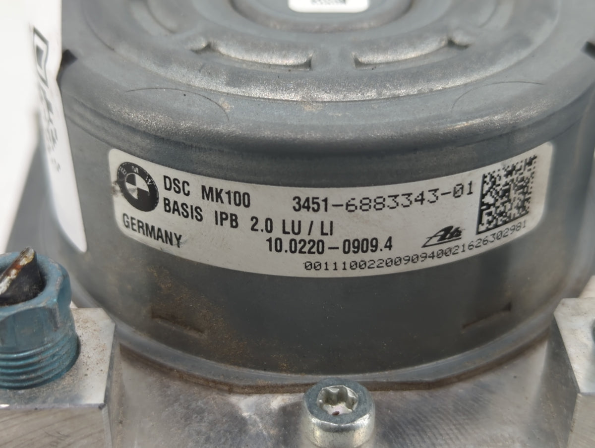 2017 Mini Cooper Clubman Anti-Lock Brake ABS Pump Module Actuator OEM P/N:3451-6883343-01 Fits Fits 2019 OEM Used Auto Parts