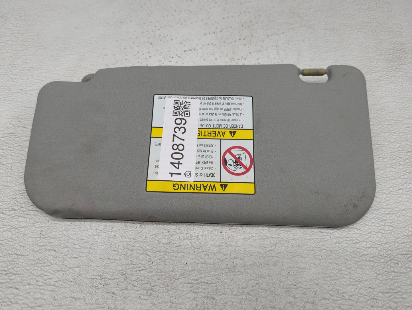 2007-2017 Mitsubishi Lancer Sun Visor Shade Replacement Passenger Right Mirror Fits OEM Used Auto Parts - Oemusedautoparts1.