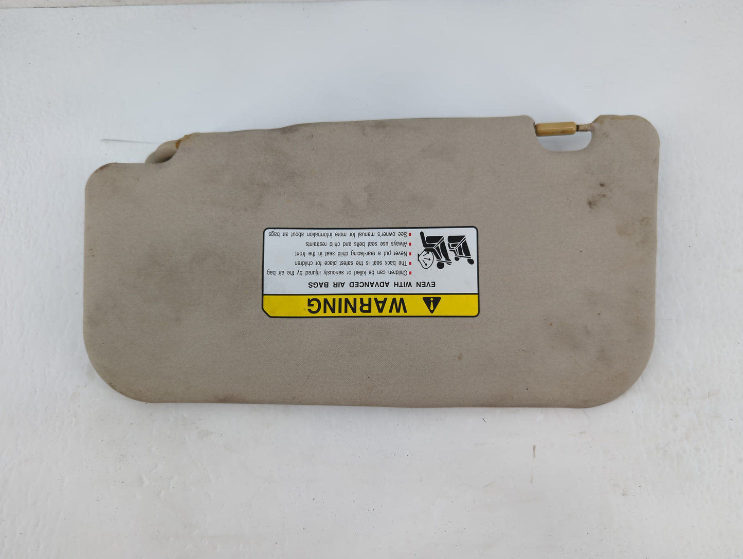 2007-2017 Mitsubishi Lancer Sun Visor Shade Replacement Passenger Right Mirror Fits OEM Used Auto Parts - Oemusedautoparts1.