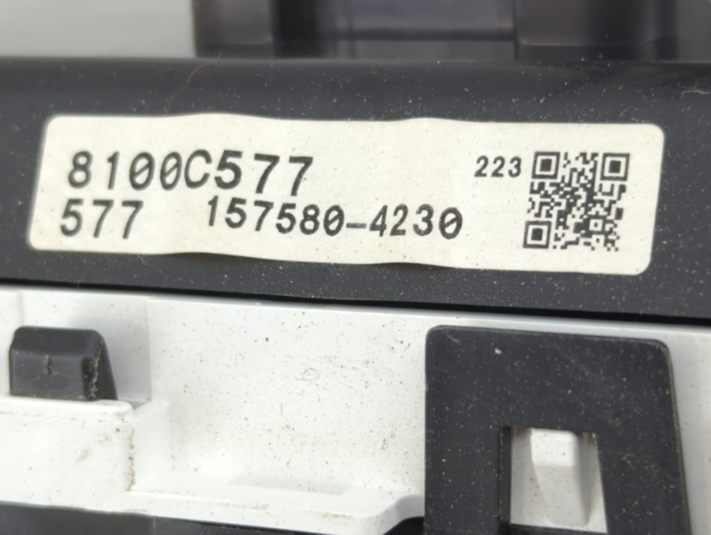 2017 Mitsubishi Mirage Instrument Cluster Speedometer Gauges P/N:8100C577 157580-4230 Miles:145K Fits OEM Used Auto Parts -