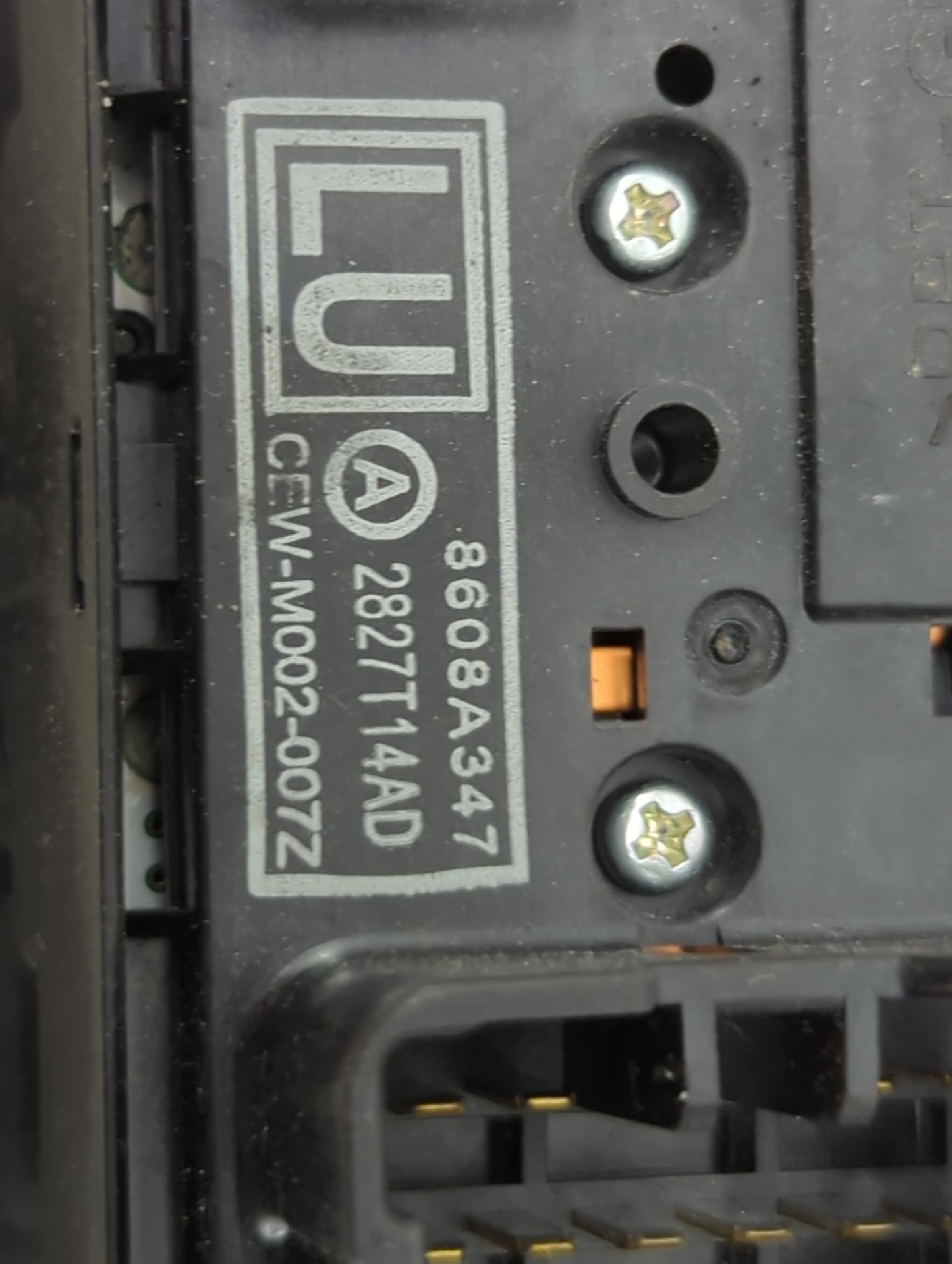 2016 Mitsubishi Outlander Master Power Window Switch Replacement Driver Side Left P/N:8608A347 2827T14AD, CEW-M002-007Z Fits