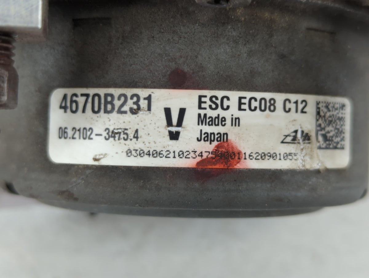 2017 Mitsubishi Outlander Anti-Lock Brake ABS Pump Module Actuator OEM P/N:4670B231 Fits OEM Used Auto Parts - Oemusedautopa