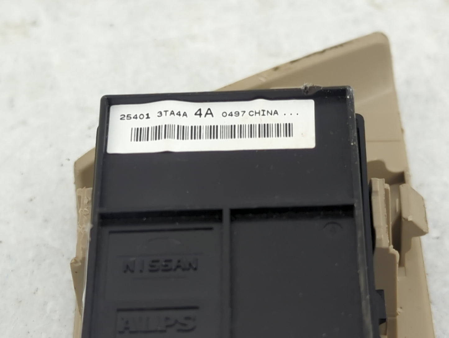 2013-2018 Nissan Altima Master Power Window Switch Replacement Driver Side Left P/N:254013TA4A Fits OEM Used Auto Parts - Oe