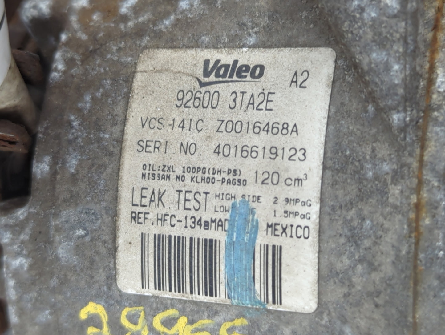 2013-2018 Nissan Altima Air Conditioning A/c Ac Compressor Oem - Oemusedautoparts1.com
