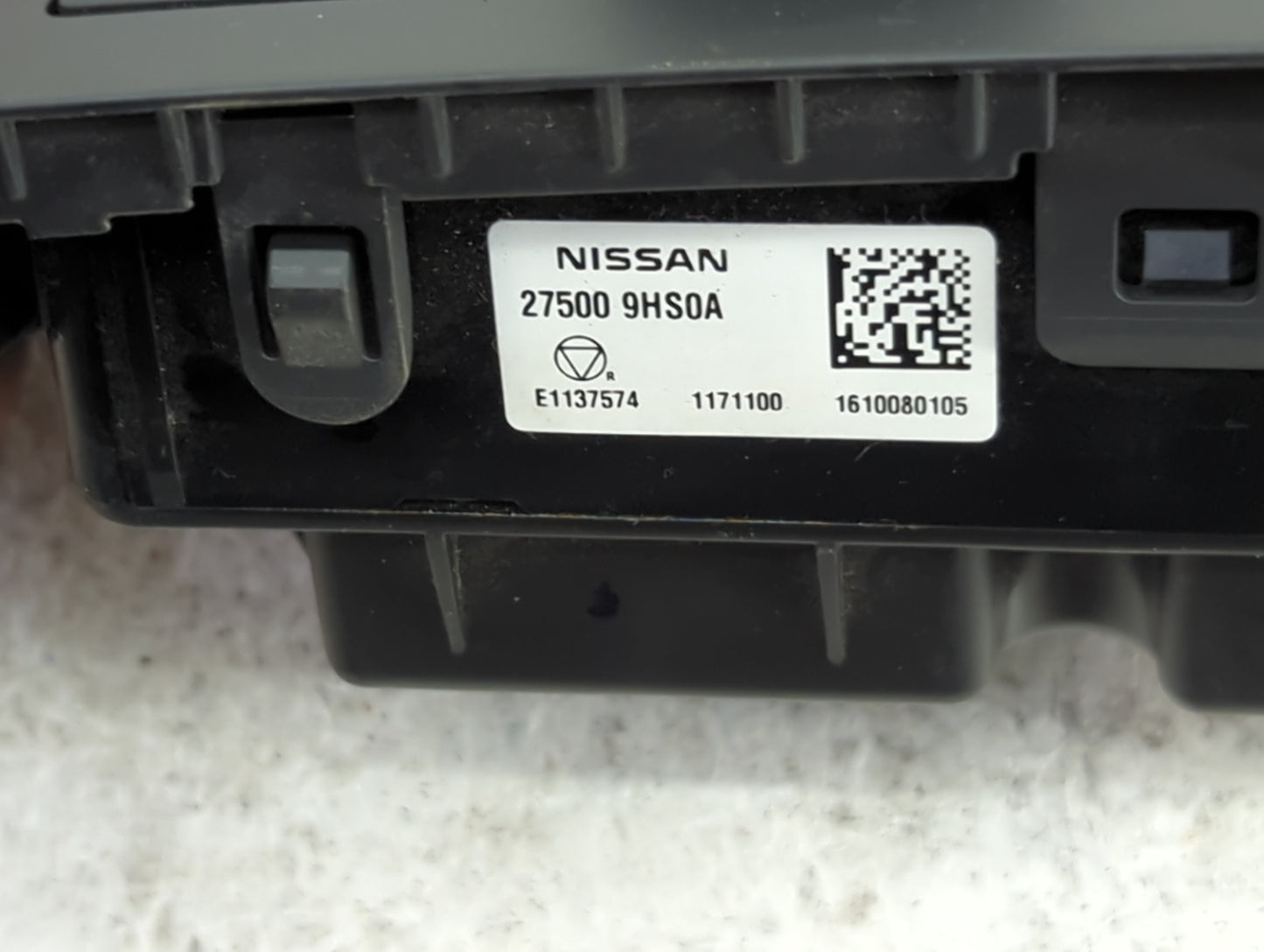 2016-2018 Nissan Altima Climate Control Module Temperature AC/Heater Replacement P/N:27500 9HS0A Fits Fits 2016 2017 2018 OE